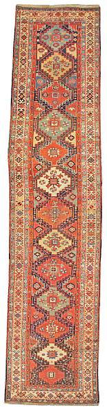 Appraisal: A Serapi runner Northwest Persia late th century size approximately