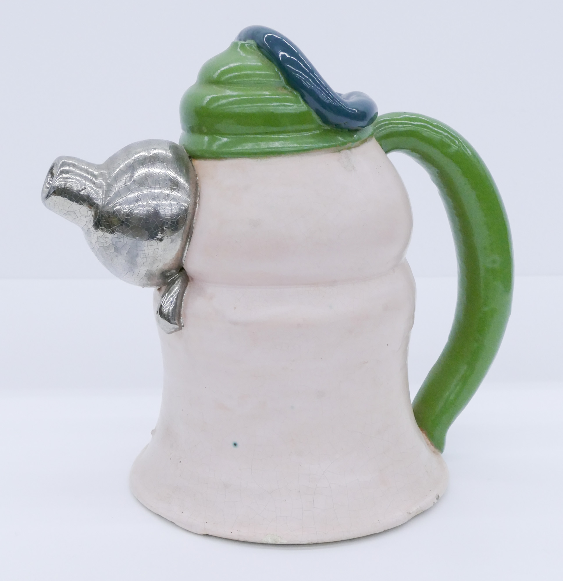 Appraisal: Joyce Moty b Washington ''Booby Teapot'' 's Glazed Ceramic ''x