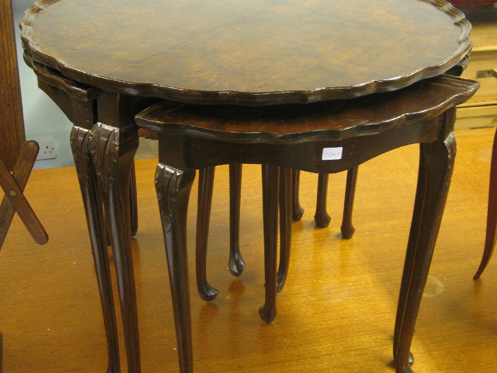 Appraisal: Circular nest of five tables