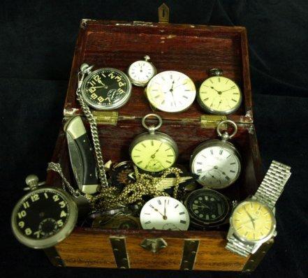 Appraisal: A ladies pocket watch together with a collection of Victorian