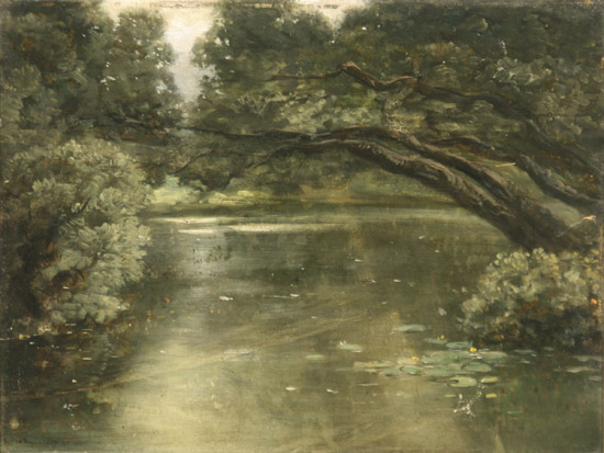 Appraisal: Manner of Hippolyte Boulenger French th Century A Woodland Stream