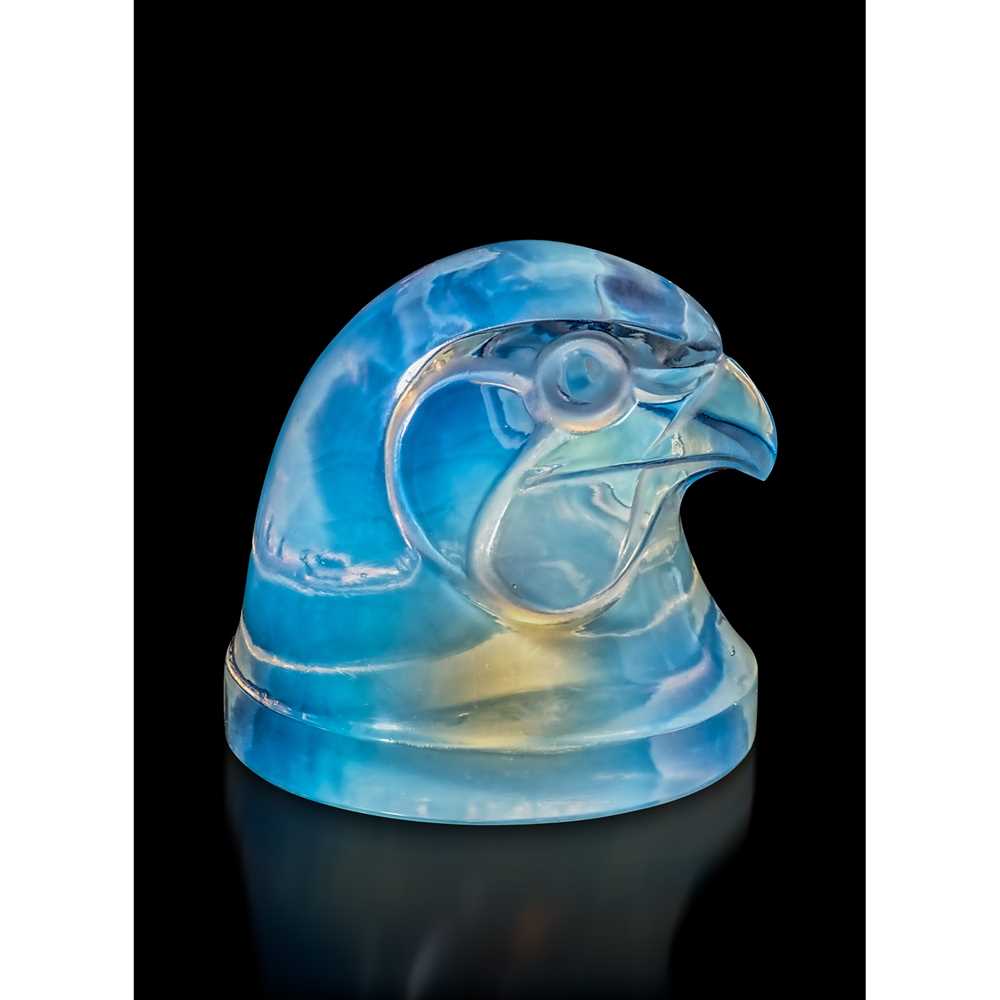 Appraisal: REN LALIQUE FRENCH - T TE D' PERVIER CAR MASCOT