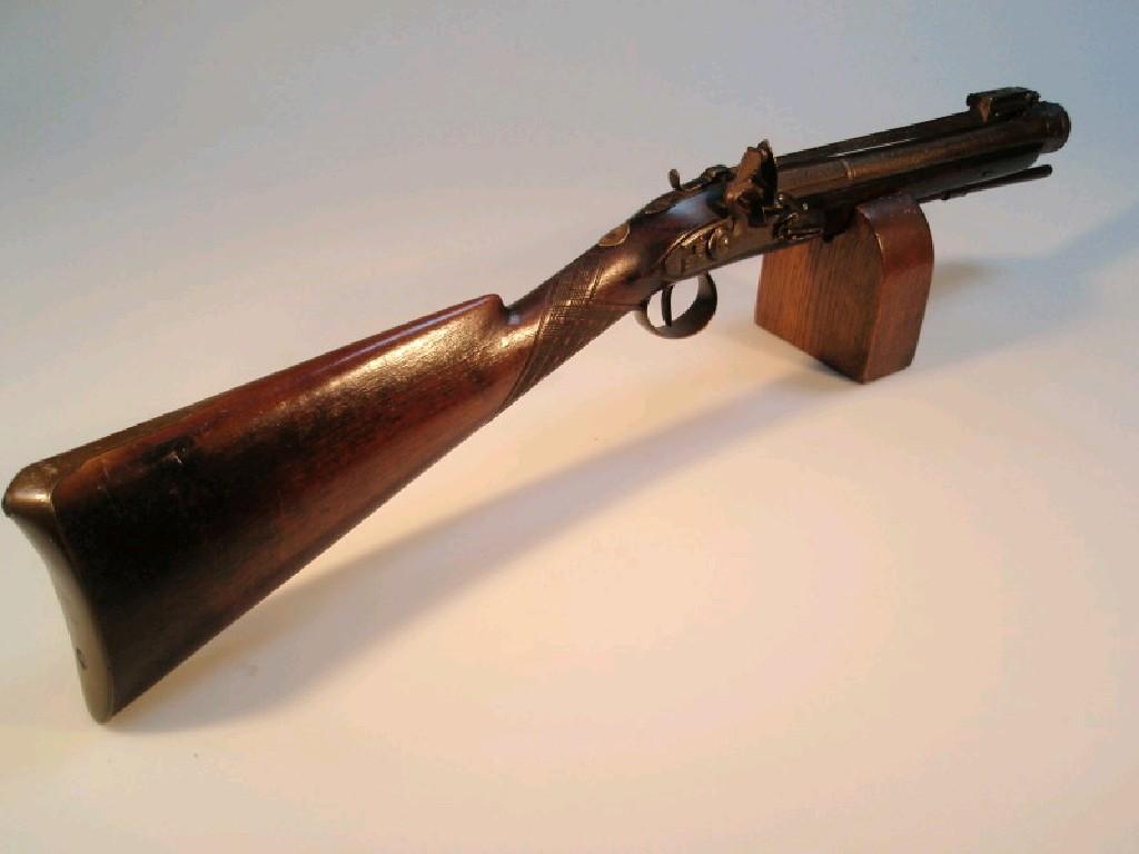 Appraisal: A late th early thC flintlock blunderbuss by Jackson London