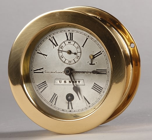 Appraisal: Circa polished brass case with screw on bezel Case Serial