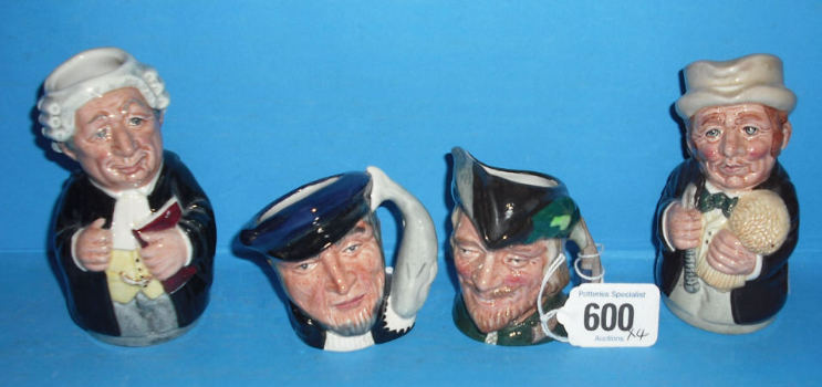 Appraisal: Royal Doulton Small Character Jug robin hood Captain Ahab And