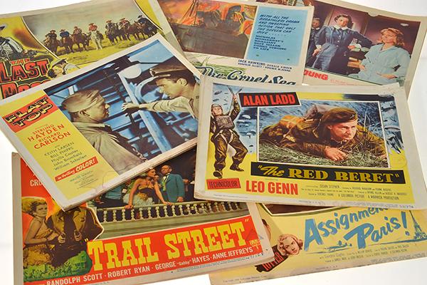 Appraisal: A LARGE COLLECTION OF LOBBY CARDS comprising approximately set and