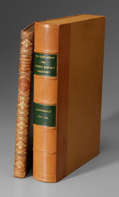 Appraisal: The Gentleman and Cabinet-Maker's Director by Thomas Chippendale published for