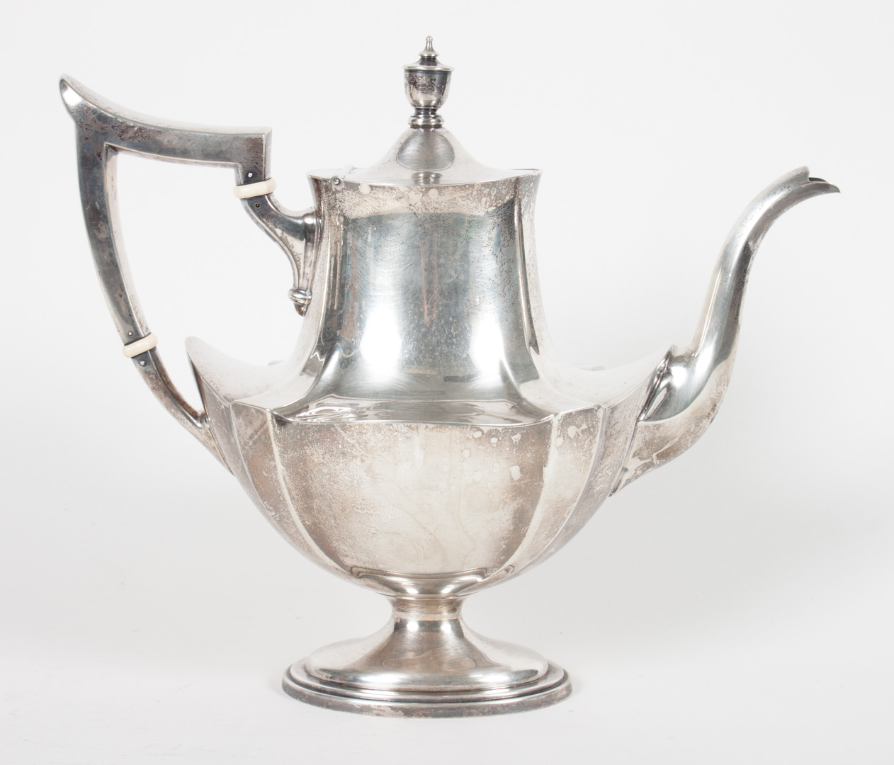 Appraisal: Gorham Plymouth sterling silver coffee pot in H ozt