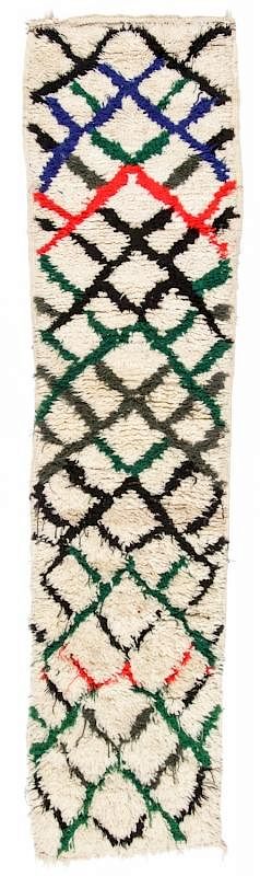 Appraisal: Vintage Moroccan Rug ' '' x ' '' Vintage Moroccan