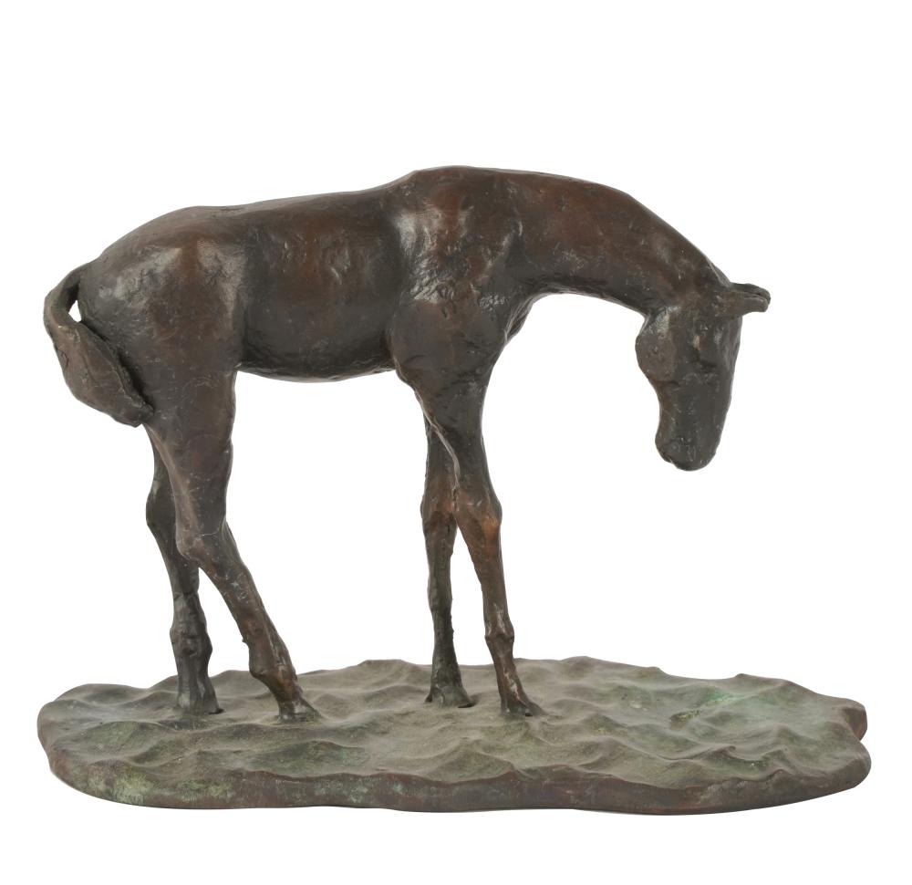 Appraisal: BARBARA BERETICH - HORSEbronze signed to base Provenance The Estate