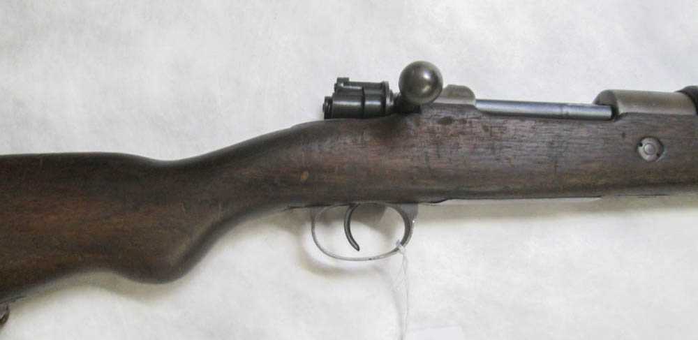 Appraisal: TURKISH BOLT ACTION MAUSER RIFLE mm Mauser caliber barrel brown