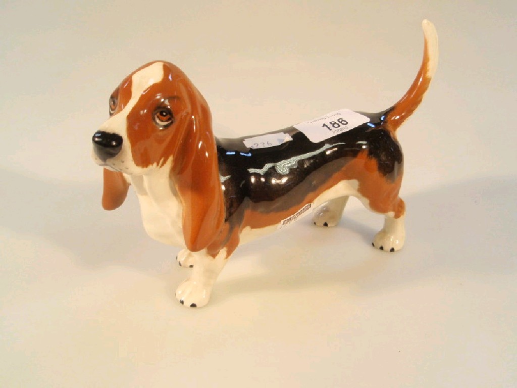 Appraisal: A Beswick figure of a basset hound