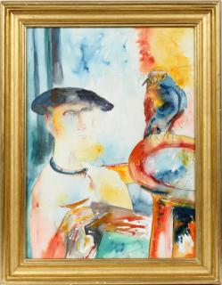 Appraisal: JOHN BELLANY WATERCOLOR JOHN BELLANY WATERCOLOR H W BELL'S John