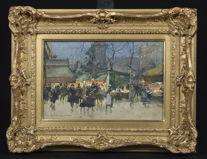 Appraisal: Eugene Galien Laloue French - La Porte Saint Denis Paris