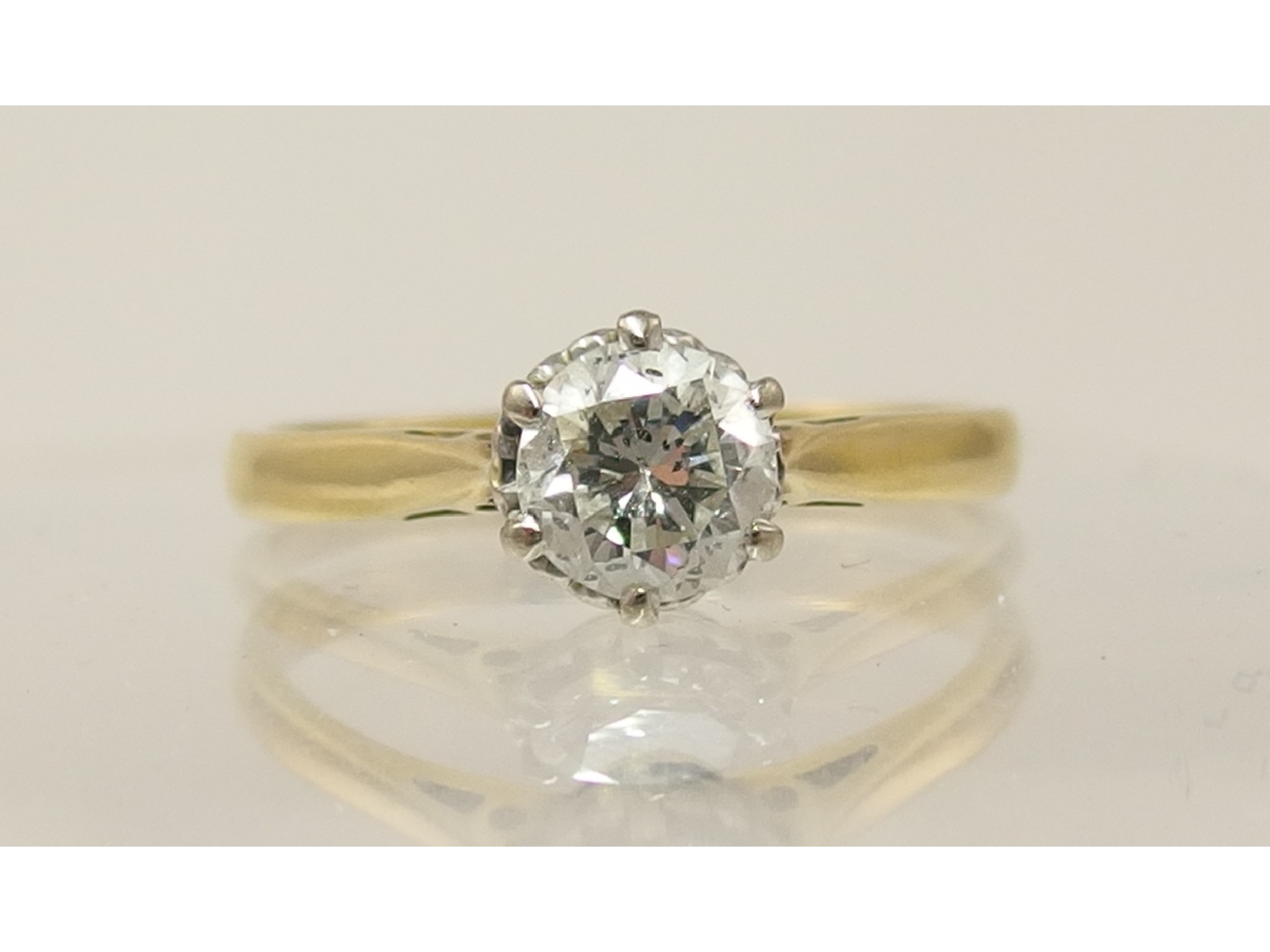 Appraisal: An ct diamond solitaire ring of approx cts