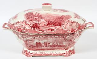 Appraisal: JOHNSON BROS ENGLISH PORCELAIN COVERED TUREEN JOHNSON BROS ENGLISH PORCELAIN