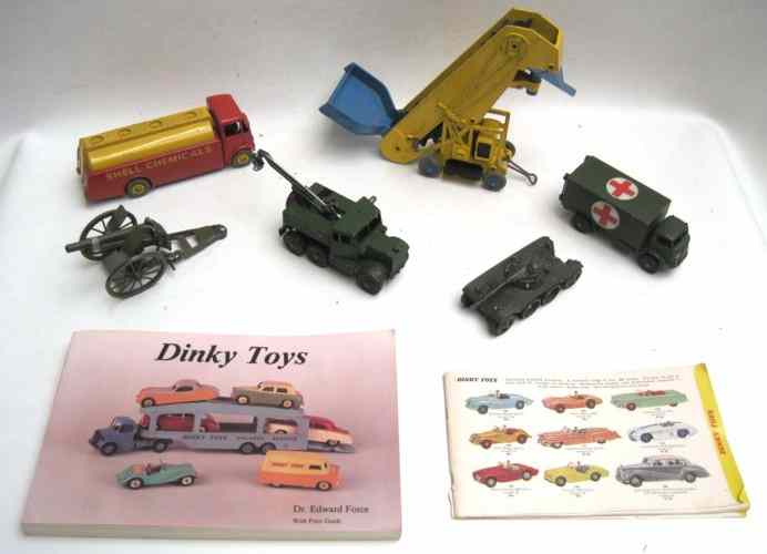 Appraisal: THIRTY PLUS ''DINKY TOYS'' including cars trucks cannons farm equipment