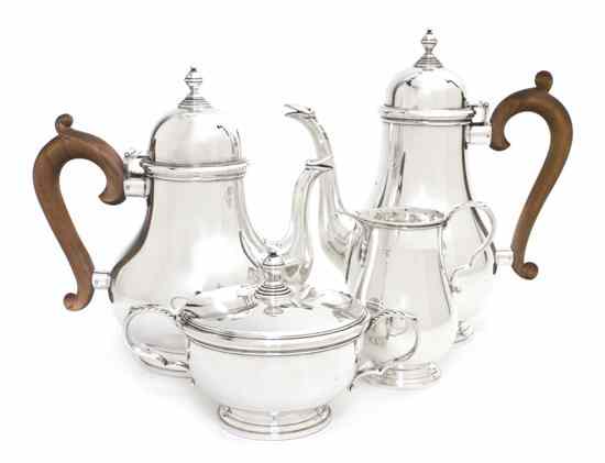 Appraisal: An American Sterling Silver Partial Tea and Coffee Service Gorham