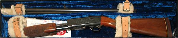 Appraisal: A gauge Ithaca Model R slide action shotgun Serial no