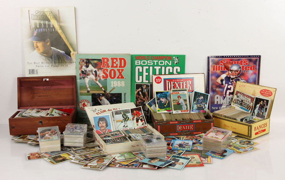 Appraisal: - Vintage Baseball and Hockey Cards lot of vintage baseball