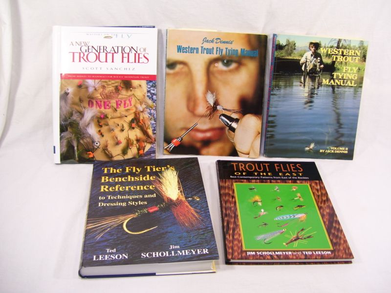 Appraisal: - Books on Trout Fly Tying Lot includes Western Trout