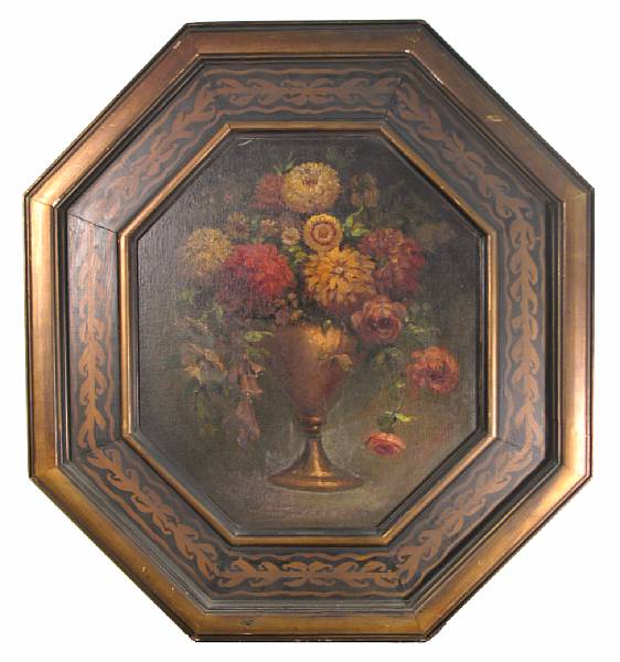 Appraisal: J F Schwartz Dutch th century A floral still life