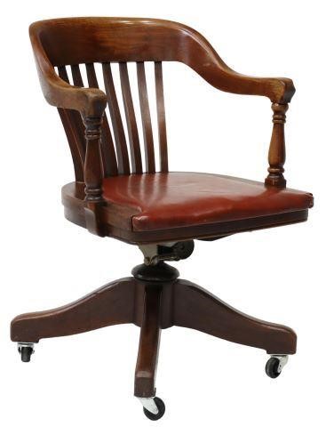 Appraisal: American office desk chair Johnson Chair Company early th c