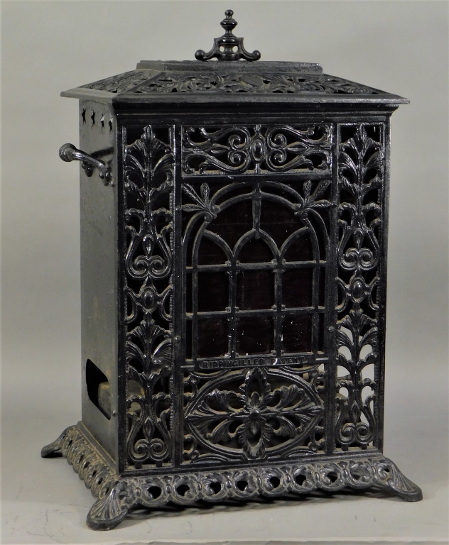 Appraisal: C RIPPINGILLES VICTORIAN CAST IRON PARLOR STOVE England Late th