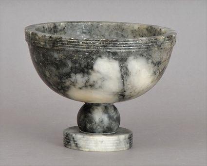 Appraisal: Grand Tour Marble Footed Bowl in in diam