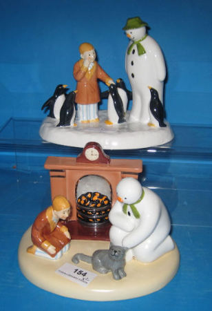 Appraisal: Coalport The snowman Figures Penguin Pal Guild Exclusive and at