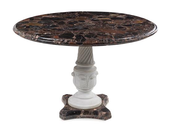 Appraisal: Sale Lot A Neoclassical Style Marble Table th century the