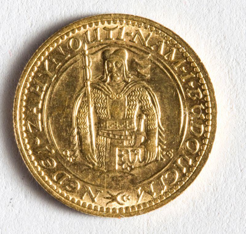 Appraisal: Czechoslovakia Gold One Ducat about uncirculated