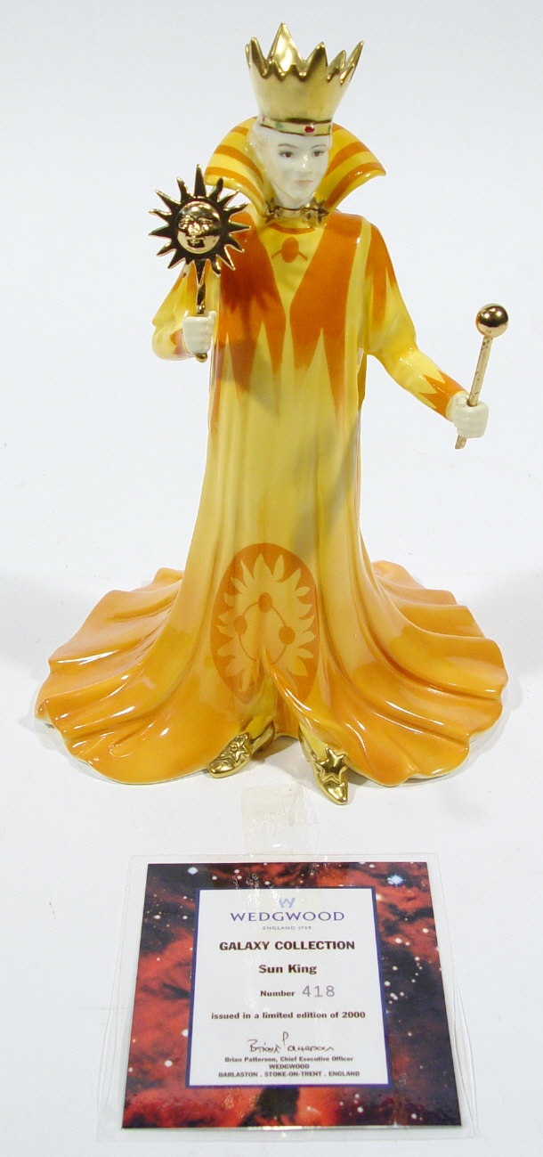 Appraisal: Wedgwood Galaxy collection china figure 'The Sun King' with hand