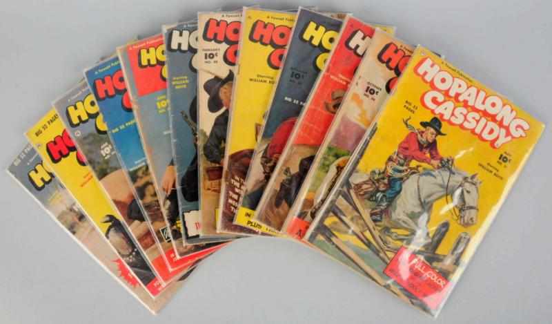 Appraisal: Lot of s Hopalong Cassidy Comic Books Click for full