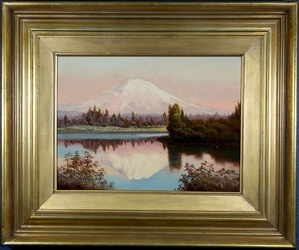 Appraisal: Manner of Albert Bierstadt - Mt Shasta Manner of Albert