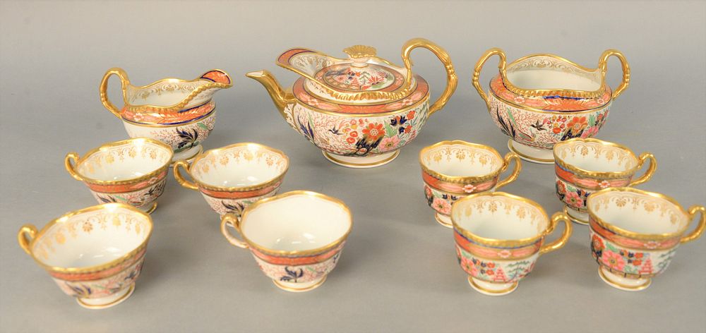 Appraisal: Eleven Piece Worcester Barr and Flight Barr Porcelain Tea Set