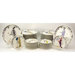 Appraisal: Fifty Pieces Villeroy Boch Design Dinnerware Fifty Pieces Villeroy Boch