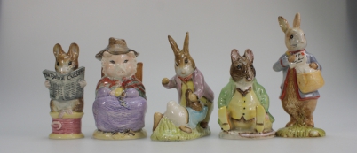 Appraisal: Royal Albert Beatrix Potter figures Mr Benjamin Bunny Peter Rabbit