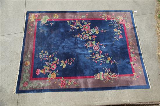 Appraisal: RUG China quarter- th century wool Room size rug in