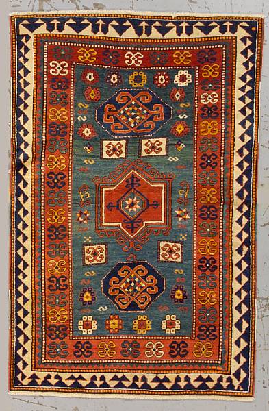 Appraisal: A Bordjalou Kazak rug Caucasus late th century size approximately