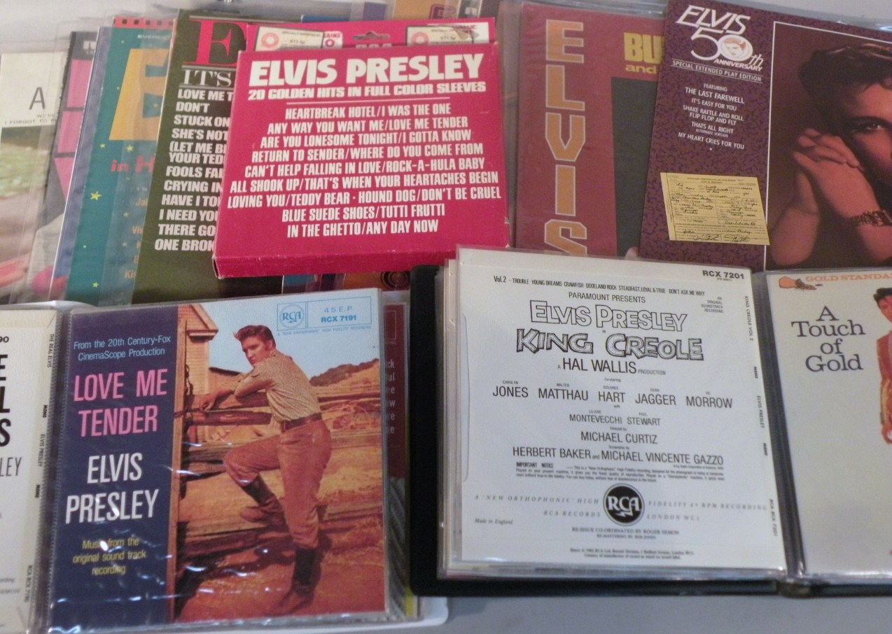 Appraisal: Various Elvis Presley records to include The EP Collection volume