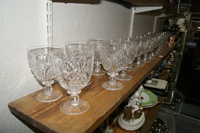 Appraisal: A COLLECTION OF GLASSWARE to include various champagne wine and