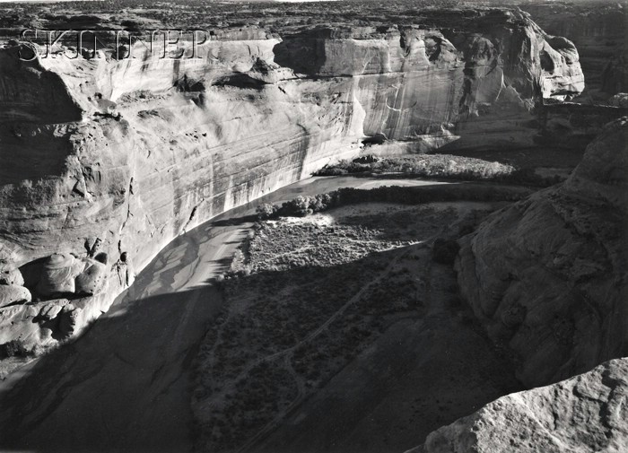 Appraisal: Paul Caponigro American b Canyon de Chelly c Signed Paul