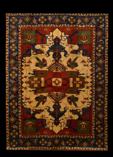 Appraisal: Uzbek Serapi Carpet ' x '