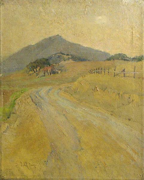 Appraisal: Isabel Hunter American - A country road signed 'Isabel Hunter'