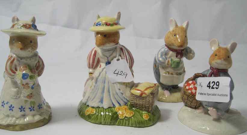 Appraisal: Royal Doulton Brambly Hedge Figures Poppy Eyebright DBH Lady Woodmouse