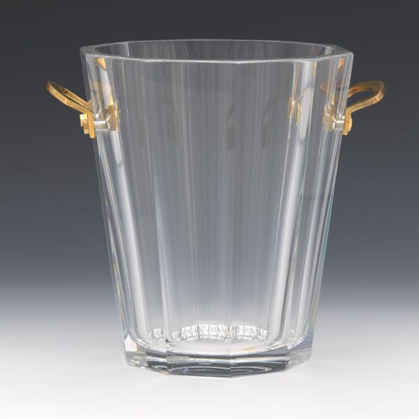 Appraisal: BACCARAT ICE BUCKET x Crystal ice bucket champagne cooler with