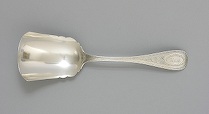 Appraisal: Large Sterling Silver Nut Scoop ca mid th Century Bright