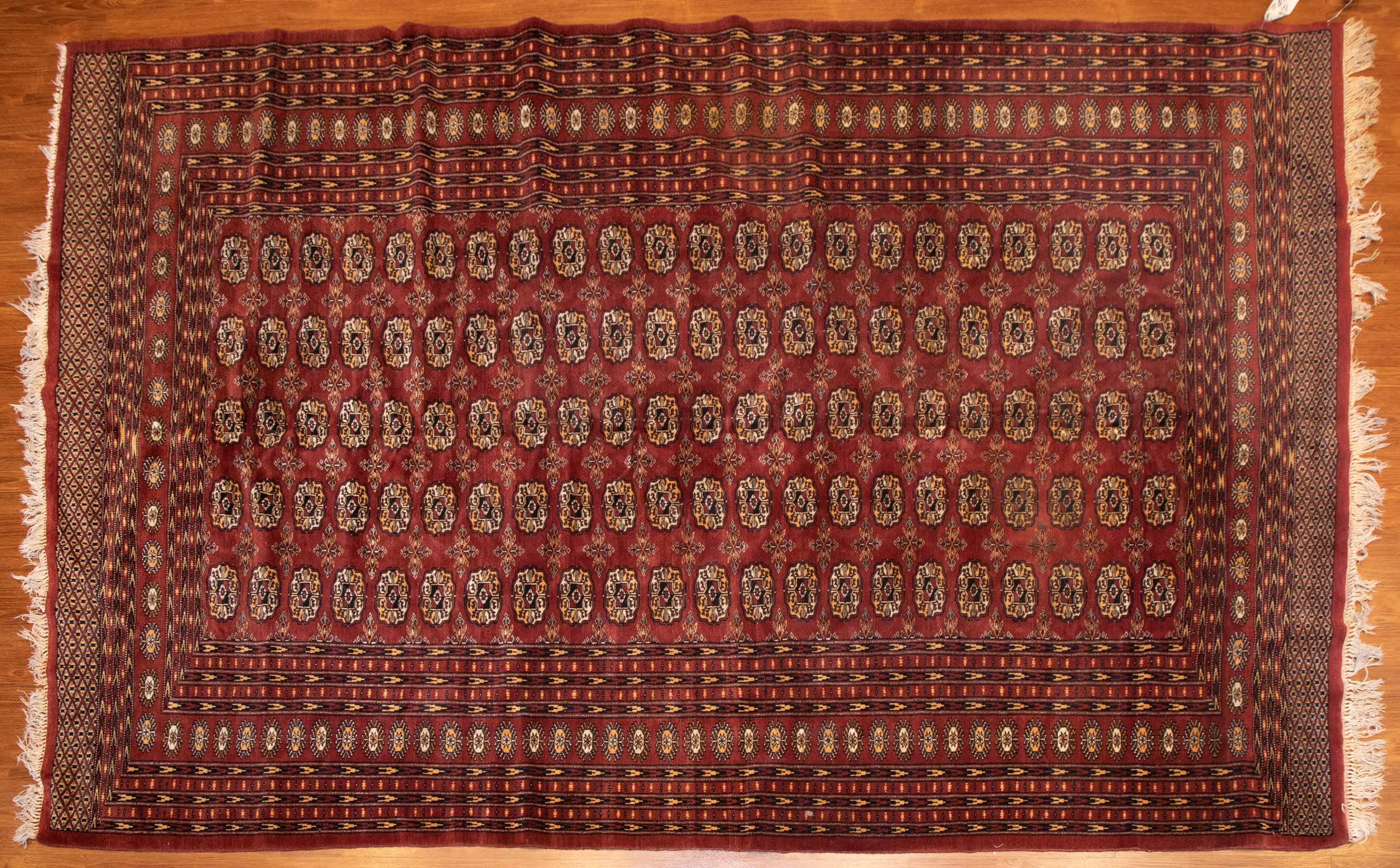 Appraisal: BOKHARA RUG PAKISTAN X Fourth quarter- th century hand-knotted wool