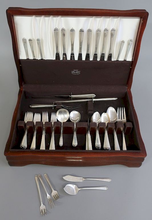 Appraisal: Sterling Silver Flatware Service by Oneida Sterling silver flatware service